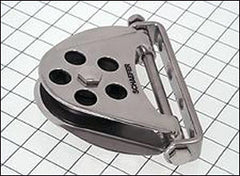 Half-Moon Hinged Fairlead, 2 3/8 inch(60mm) Alum Shv