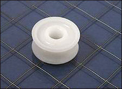 Sheave, 1 1/16 inch(27mm) OD, White Delrin