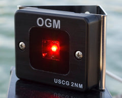 LED Port (Red) Running Light w/ Mounting Bracket