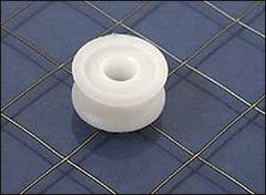 Sheave, 2 inch(51mm) OD, White Delrin