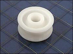 Sheave, 2 1/4 inch(57mm) OD, White Delrin