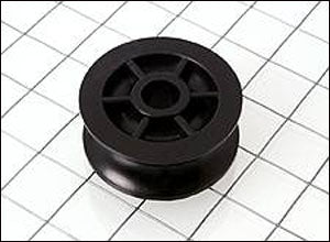 Sheave, 1 7/8 inch(48mm OD, White Delrin