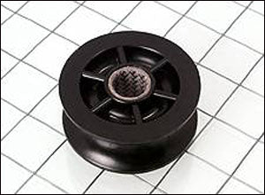 Sheave, 1 7/8 inch(48mm) OD, Black Delrin