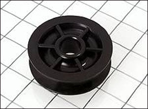 Sheave, 2 inch(51mm) OD, Black Delrin