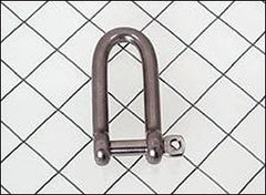 Long D Shackle, 1/4 inch(6mm) Pin