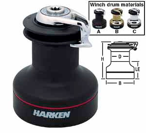 Harken Self Tailing Winch Chrome
