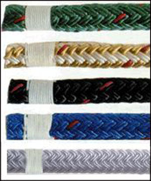 Nylon Double Braid Gold/White 5/8 inch